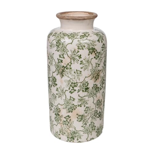 FLORERO GRANDE PORCELANA BEIGE/VERDE FLORERO GRANDE PORCELANA BEIGE/VERDE von AlexandreHouse