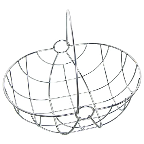 FRUTERO C/ASA METAL CROMADO 29X22X12/24,5CM von AlexandreHouse