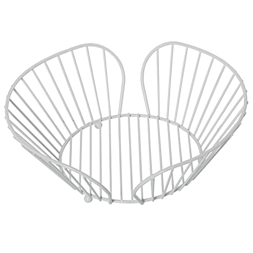 FRUTERO METAL BLANCO 28X26X10CM von AlexandreHouse