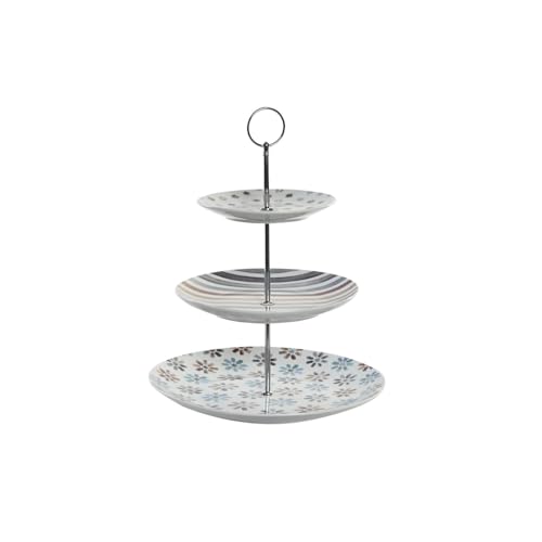 FRUTERO PORCELANA METAL 27X27X34 3PISOS MULTICOLOR von AlexandreHouse