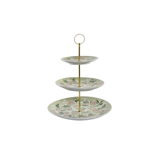 FRUTERO PORCELANA METAL 27X27X34 3PISOS VERDE von AlexandreHouse