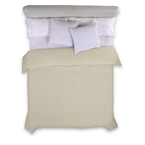 FUNDA NORDICA color piedra Cama de 105 (1 pieza) - 100% algodón - 144 hilos. Gramage: 115 von AlexandreHouse