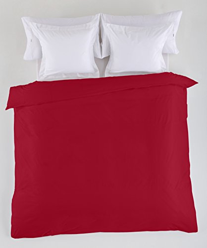 FUNDA NORDICA lisa color burdeos Cama de 90 (1 pieza) - 50% algodón / 50% poliéster - 144 hilos. Gramage: 115 von AlexandreHouse