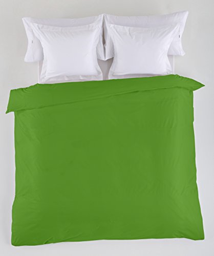 FUNDA NORDICA lisa color verde Cama de 105 (1 pieza) - 50% algodón / 50% poliéster - 144 hilos. Gramage: 115 von AlexandreHouse