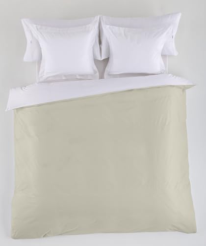 FUNDA NORDICA reversible blancopiedra - Cama de 90 (1 pieza) - 50% algodón / 50% poliéster - 144 hilos. Gramage: 115 von AlexandreHouse