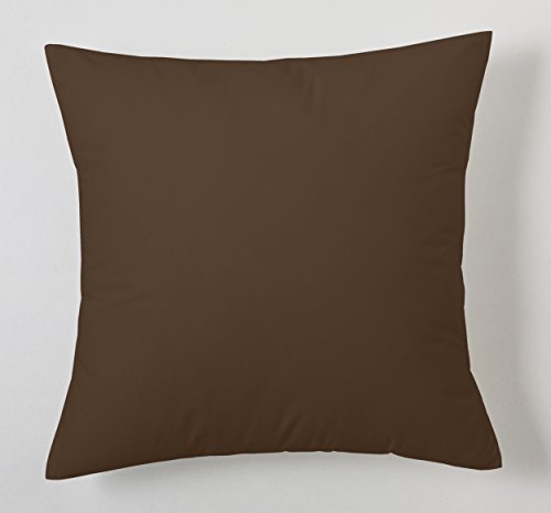 Funda de cojín color chocolate - 40x40 cm - 100% algodón - 200 hilos. Gramage: 125 Funda de cojín color chocolate - 40x40 cm - 100% algodón - 200 hilos. Gramage: 125 von AlexandreHouse