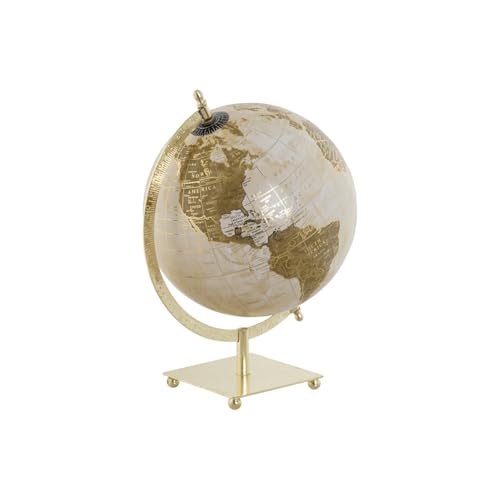 GLOBO TERRAQUEO PVC HIERRO 20X20X29 DORADO von AlexandreHouse