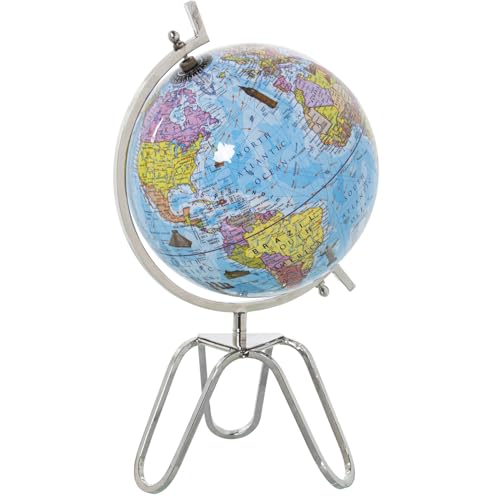 GLOBO TERRÁQUEO ø20CM AZUL METAL SOBREMESA_°20X38CM von AlexandreHouse