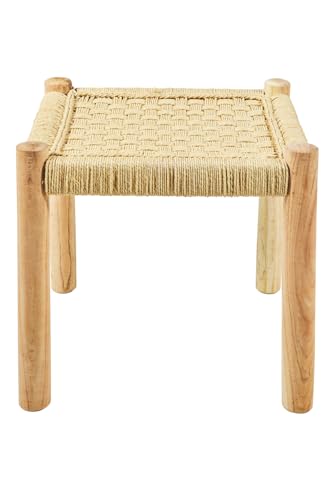JAMBE - Natural Colored Cord Weave Stool von AlexandreHouse