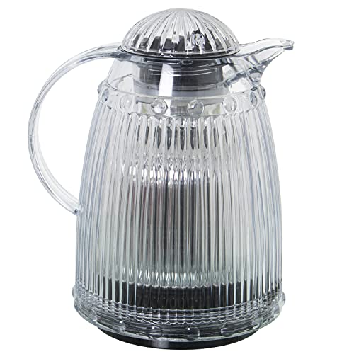 JARRA TERMO TRANS. POLIPROPILENO VIDRIO 1L, LIBRE DE BPA_19X16X24CM von Redesyn