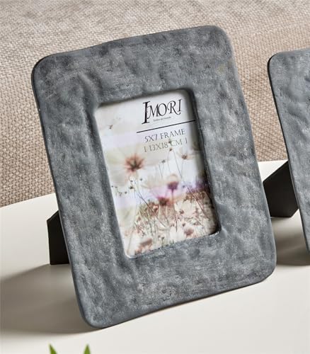 JARRON/PORTAVELAS ALU. TORNEADO GRIS LAVADO 24 CMS. 11dx24 cms von AlexandreHouse