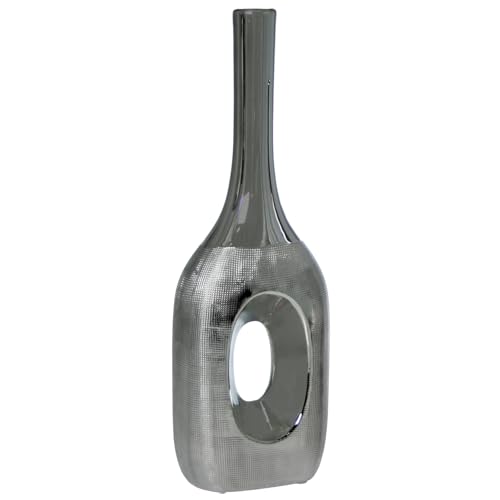 JARRÓN CERÁMICA 40CM PLATA_13X9X40CM JARRÓN CERÁMICA 40CM PLATA_13X9X40CM von AlexandreHouse