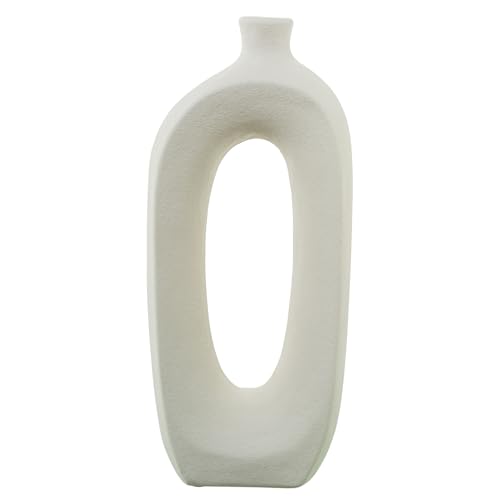 JARRON CERAMICA AGUJERO 30CM C REMA von AlexandreHouse