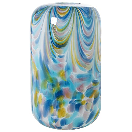 JARRÓN CRISTAL BLANCO/AZUL °19X34CM JARRÓN CRISTAL BLANCO/AZUL °19X34CM von AlexandreHouse