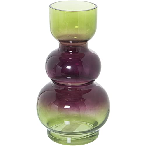 JARRÓN CRISTAL VERDE/VIOLETA °9X25CM JARRÓN CRISTAL VERDE/VIOLETA °9X25CM von AlexandreHouse