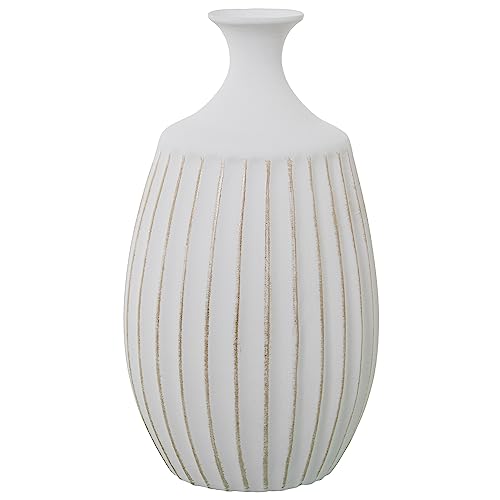 JARRON SURCOS CERAMICA 48CM BLANCO MATE/DORADO_°27X48CM JARRON SURCOS CERAMICA 48CM BLANCO MATE/DORADO_°27X48CM von AlexandreHouse