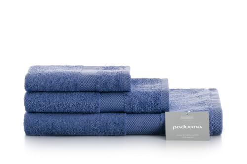 JUEGO TOALLA ALGODON 500 GR 3 PIEZAS (DUCHA) 262 AZUL PADUANA von AlexandreHouse