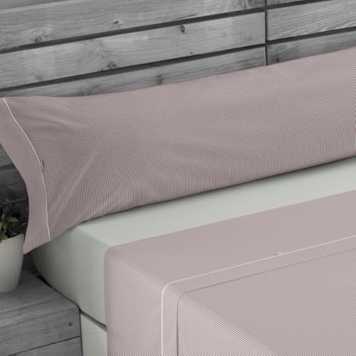 Juego de sábanas de algodón Greta color terracota. Cama de 135/140 cm. 3 piezas von AlexandreHouse