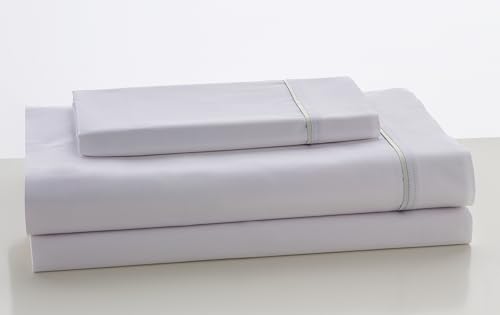 Juego de sábanas de algodón de 600 hilos color blanco. Cama de 160 cm. 4 piezas Juego de sábanas de algodón de 600 hilos color blanco. Cama de 160 cm. 4 piezas von AlexandreHouse