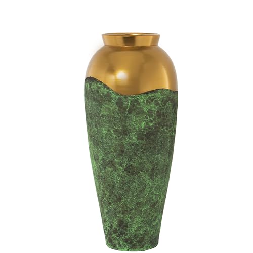 Keramikvase, 60 cm, Grün/Gold Keramikvase, 60 cm, Grün/Gold von AlexandreHouse