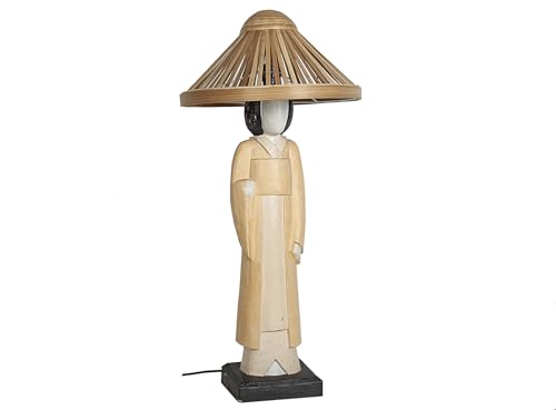 LAMPARA/FIGURA JAPONESA MADERA C/PANT RATTAN LAMPARA/FIGURA JAPONESA MADERA C/PANT RATTAN von AlexandreHouse