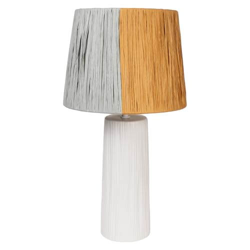 LAMPARA CERAMICA BLANCA PANTALLA COLORES CUERDA von AlexandreHouse