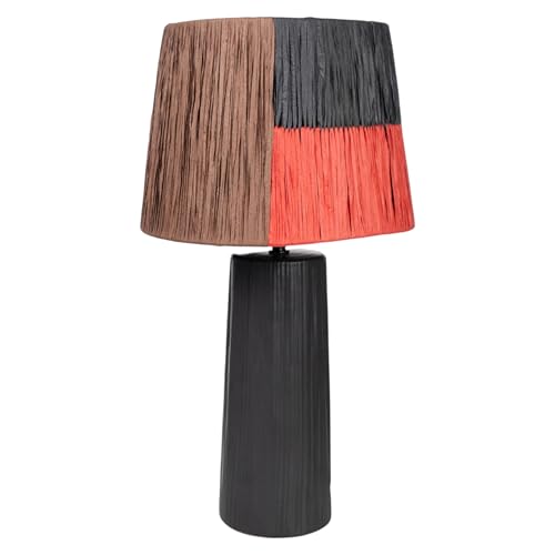 LAMPARA CERAMICA NEGRA PANTALLA COLORES CUERDA von AlexandreHouse