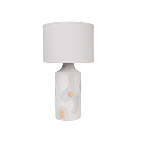 LAMPARA CERAMICA RELIEVE CELESTE/BEIGE C/PANTALLA LAMPARA CERAMICA RELIEVE CELESTE/BEIGE C/PANTALLA von AlexandreHouse