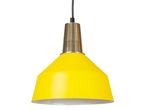 LAMPARA COLGANTE ALUMINIO AMARILLO E27/220240V von AlexandreHouse