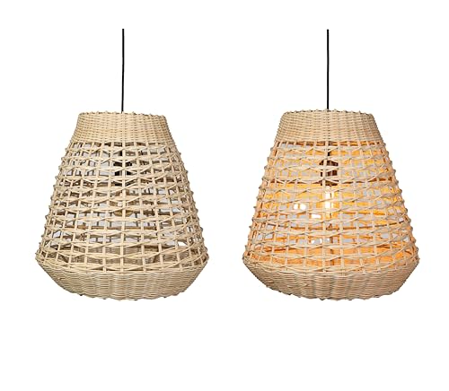 LAMPARA COLGANTE RATTAN NATURAL E27/ 220240V von AlexandreHouse