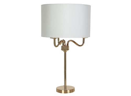 LAMPARA DE MESA METAL DORADO PANTALLA BEIGE LAMPARA DE MESA METAL DORADO PANTALLA BEIGE von AlexandreHouse