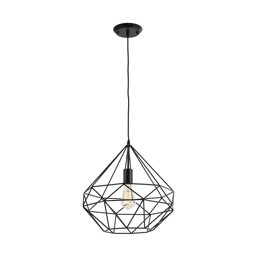 LAMPARA DE TECHO 40X40X37 METAL NEGRO CON BOMBILLA LAMPARA DE TECHO 40X40X37 METAL NEGRO CON BOMBILLA von AlexandreHouse