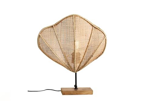 LAMPARA MESA CONCHA RATTAN SOP METAL von AlexandreHouse