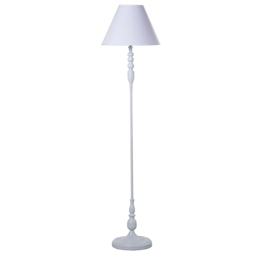 LÁMPARA PIE METAL BLANCO+92259,1XE27, MAX.60W NO INCLUIDA °38X155CM, BASE:°26X133CM LÁMPARA PIE METAL BLANCO+92259,1XE27, MAX.60W NO INCLUIDA °38X155CM, BASE:°26X133CM von AlexandreHouse