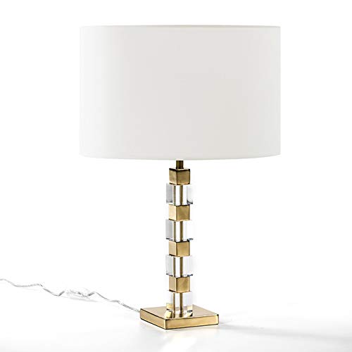 LAMPARA SOBREMESA 12X12X42 ACRILICO/METAL DORADO SIN PANTALLA von AlexandreHouse