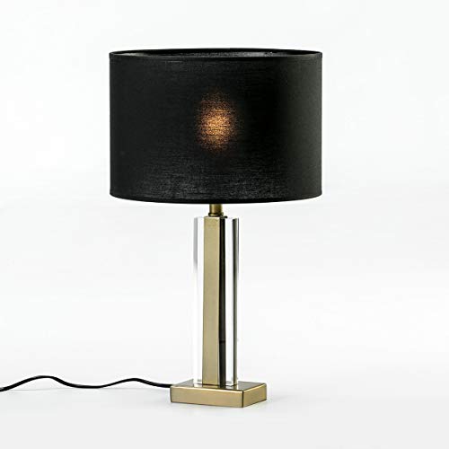 LAMPARA SOBREMESA 12X7X34 METAL DORADO/ACRILICO TRANSPARENTE SIN PANTALLA von AlexandreHouse