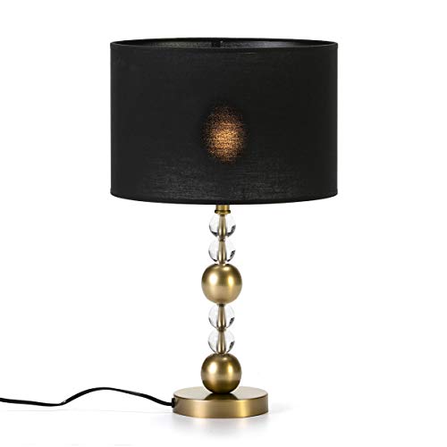 LAMPARA SOBREMESA 13X13X33 METAL DORADO/ACRILICO TRANSPARENTE SIN PANTALLA von AlexandreHouse
