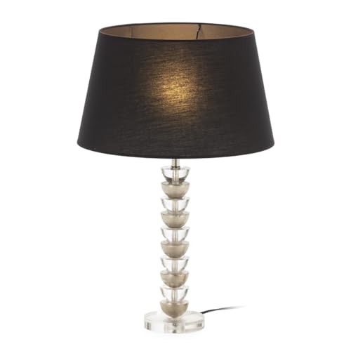 LAMPARA SOBREMESA 14X14X48,5 ACRILICO TRANSPARENTE/METAL DORADO/SIN PANTALLA von AlexandreHouse