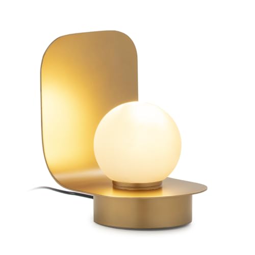 LAMPARA SOBREMESA 15X13X19 METAL DORADO/CRISTAL BLANCO ESCARCHA LAMPARA SOBREMESA 15X13X19 METAL DORADO/CRISTAL BLANCO ESCARCHA von AlexandreHouse