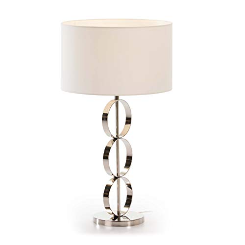 LAMPARA SOBREMESA 18X52 METAL NICKEL SIN PANTALLA von AlexandreHouse