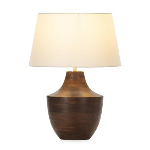 LAMPARA SOBREMESA 24X24X40,7 MADERA COLOR NOGAL/SIN PANTALLA_AlexandreHouse von AlexandreHouse