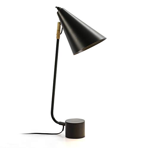 LAMPARA SOBREMESA 26X26X60 METAL NEGRO von AlexandreHouse
