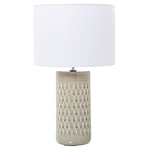 LÁMPARA SOBREMESA CERÁMICA CREMA, 1XE27, MAX.40W °25X42CM, BASE: °10,5X24CM LÁMPARA SOBREMESA CERÁMICA CREMA, 1XE27, MAX.40W °25X42CM, BASE: °10,5X24CM von AlexandreHouse