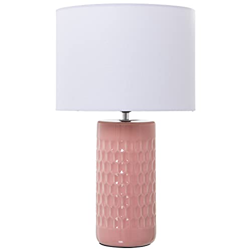 LÁMPARA SOBREMESA CERÁMICA ROSA, 1XE27, MAX.40W °25X42CM, BASE: °10,5X24CM von AlexandreHouse