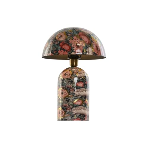 LAMPARA SOBREMESA METAL 31X31X44,5 FLORES ROSA von AlexandreHouse