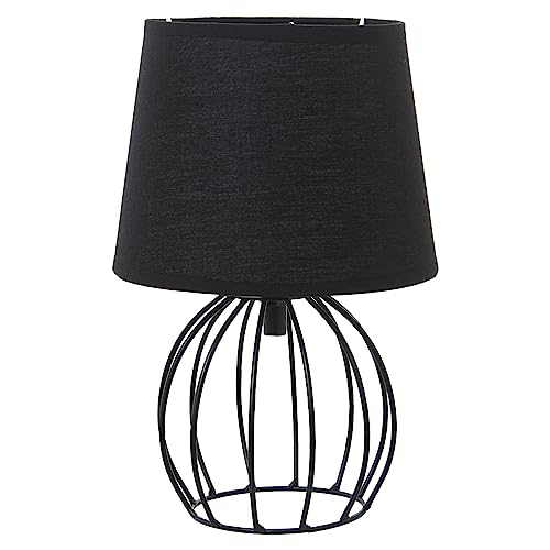 LÁMPARA SOBREMESA METAL NEGRA+92294, 1XE14 MAX 40W NO INCLU_°18X27CM, BASE: °13X13CM von AlexandreHouse