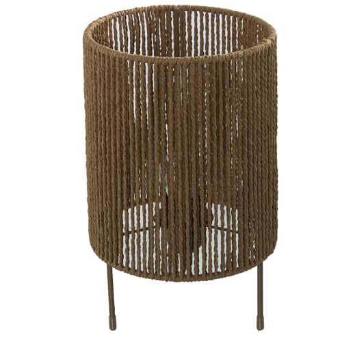 LÁMPARA SOBREMESA MIMBRE/METAL1XE27 MAX40W NO INCLUIDA_°19X31CM PANTALLA:°19X22CM LÁMPARA SOBREMESA MIMBRE/METAL1XE27 MAX40W NO INCLUIDA_°19X31CM PANTALLA:°19X22CM von AlexandreHouse