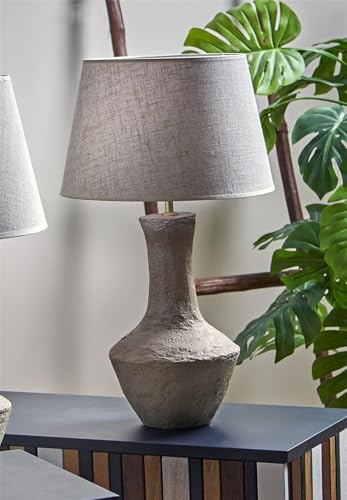 LAMPARA SOBREMESA PAPEL MACHE ABASI MARRON 68CMS. 40dx68 cms von AlexandreHouse