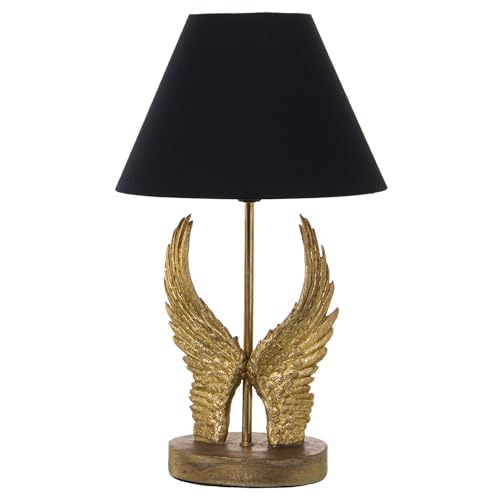 LÁMPARA SOBREMESA RESINA ALASDORADAS, 1XE27, MAX.40W °26X44CM, CABLE NEGRO 163CM von AlexandreHouse