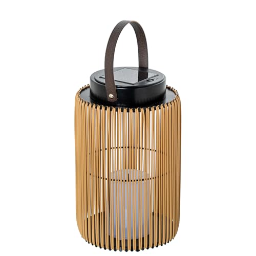 LÁMPARA SOLAR 28CM SOBREMESA C/ASA HIERRO/PP+PE, LUZ LED_°17X28(38) CM, VELA DECORATIVA von AlexandreHouse